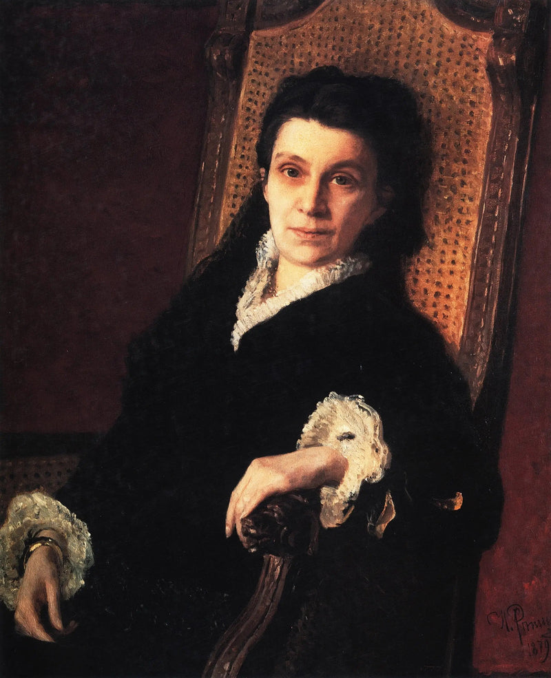 Portrett av Poliksena Stepanovna Stasova - Ilya Repin