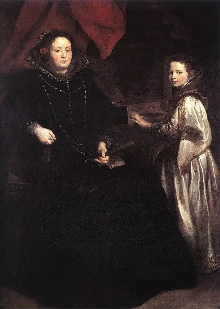 Portrett av Porzia Imperiale og datteren Maria Francesca - Antoine van Dyck

Source:
Portrait de Porzia Impériale et de sa fille Maria Francesca - Antoine van Dyck
