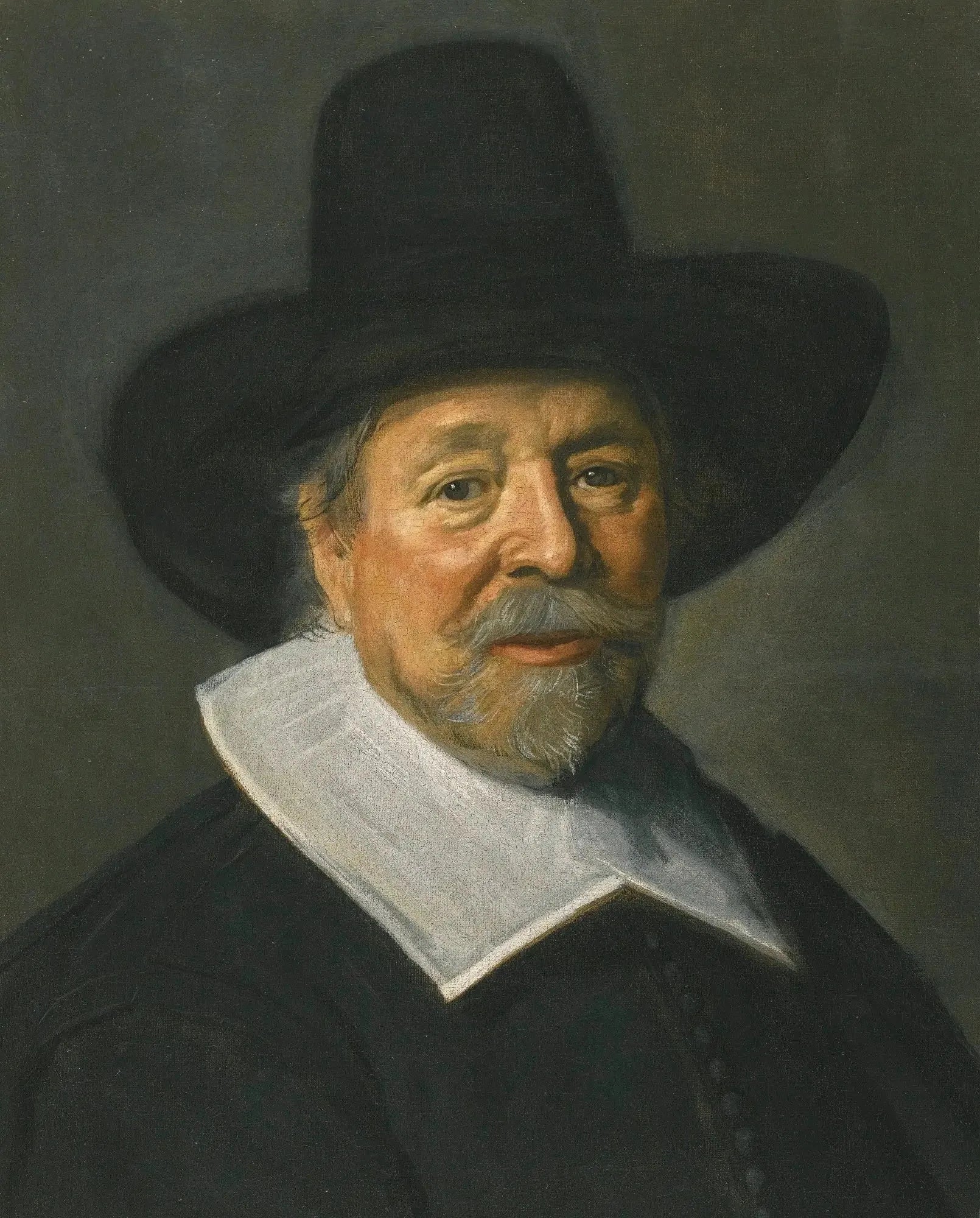 Portrait de (possible) John Livingston (1603-1672) - Frans Hals image 1 copie de tableau peinte à la main