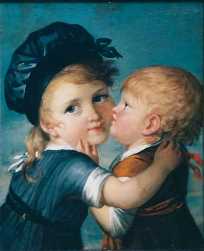 Portrett av Prosper og Denys Benoist, sønn av kunstneren - Marie-Guillemine Benoist