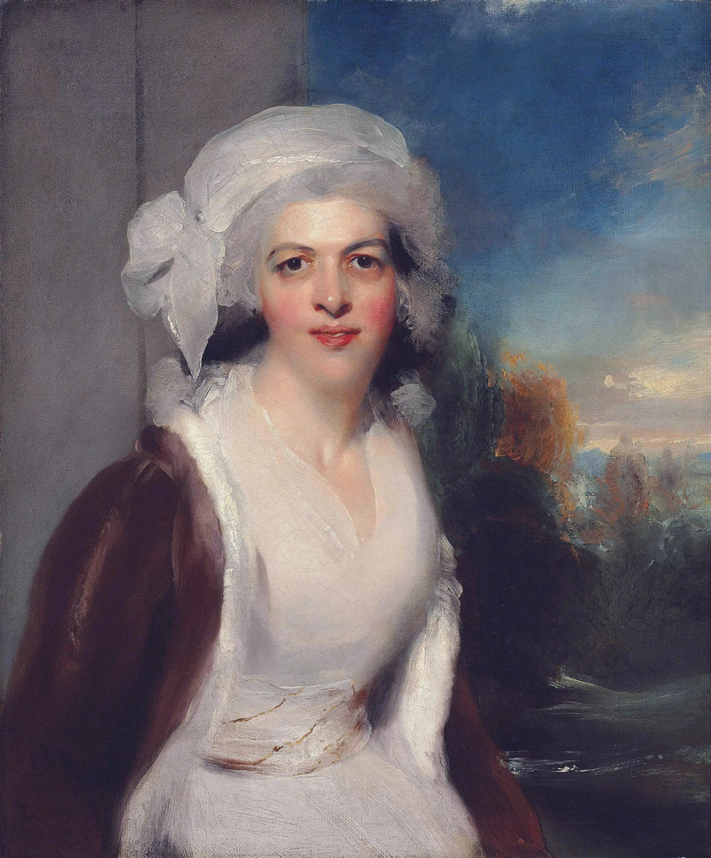 Portrett av Rebecca Cornwall, Lady Simeon (død i 1830) - Thomas Lawrence