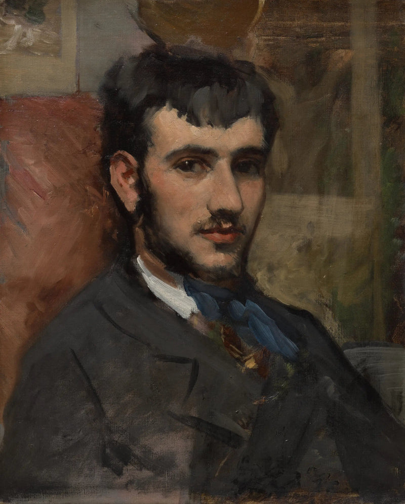 Portrett av Renoir - Frédéric Bazille