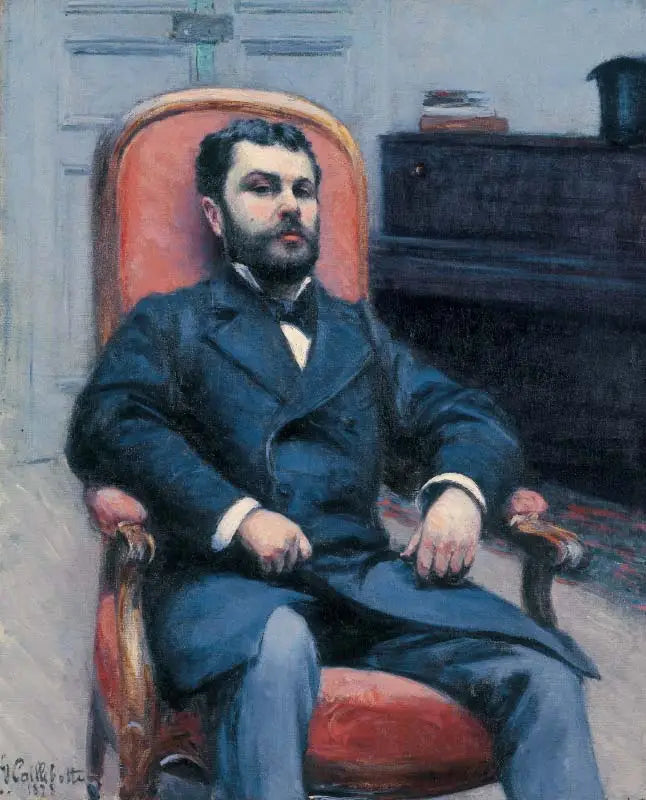 Portrett av Richard Gallo - Gustave Caillebotte