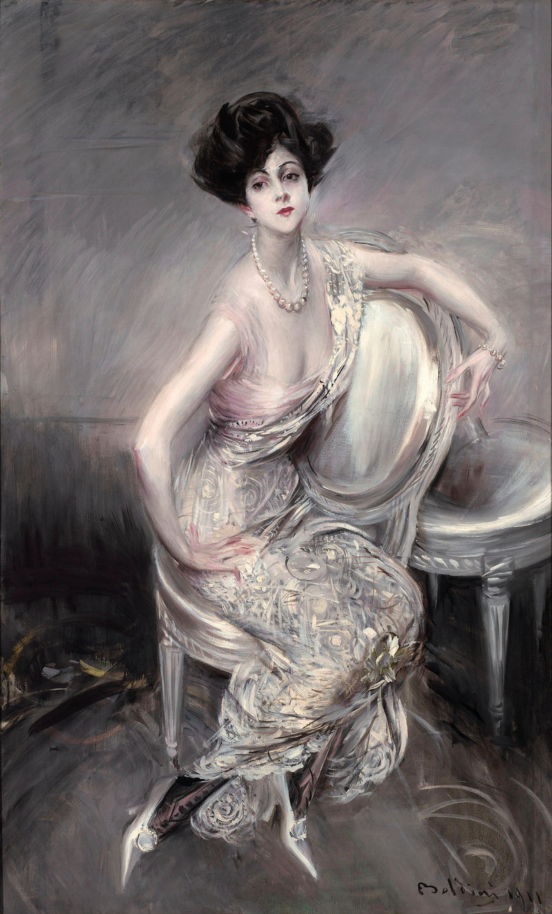 Portrett av Rita de Acosta Lydig sittende - Giovanni Boldini