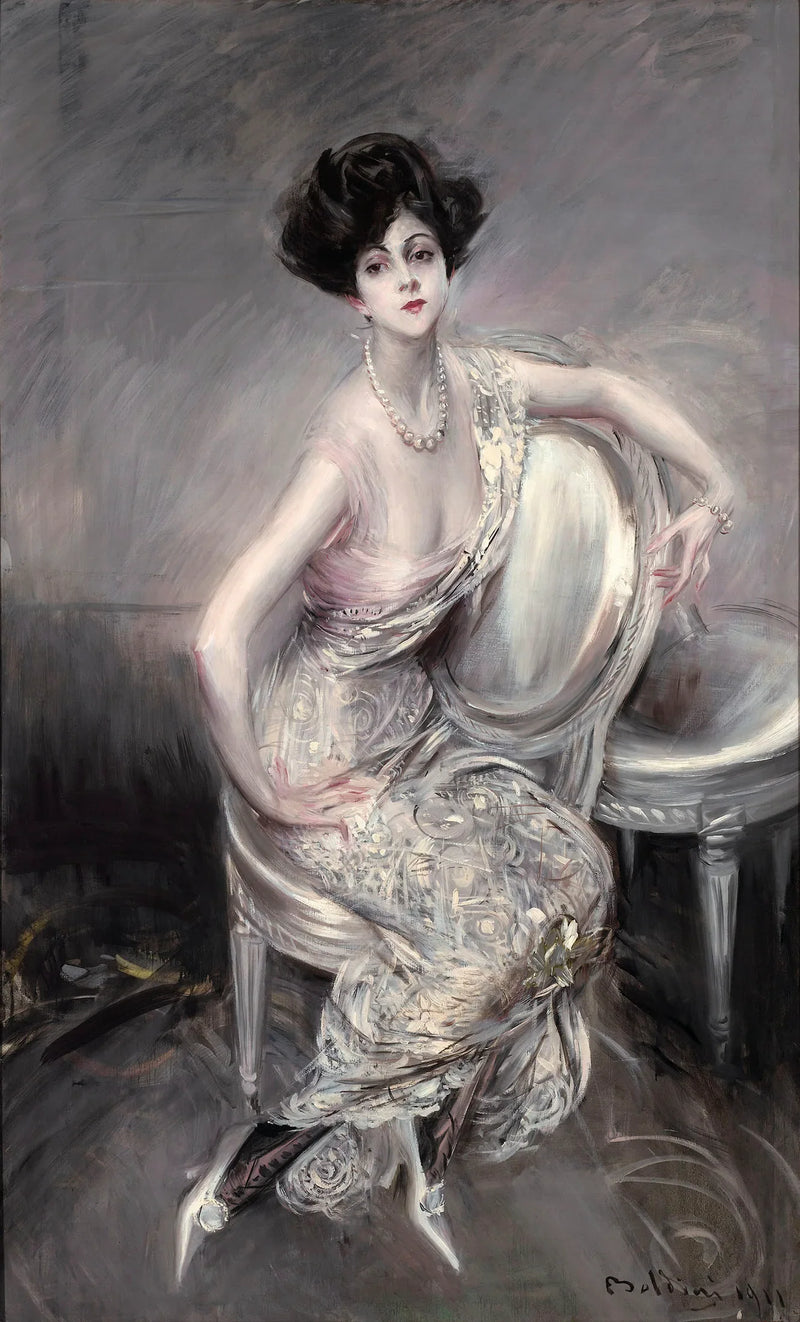 Portrett av Rita de Acosta Lydig sittende - Giovanni Boldini