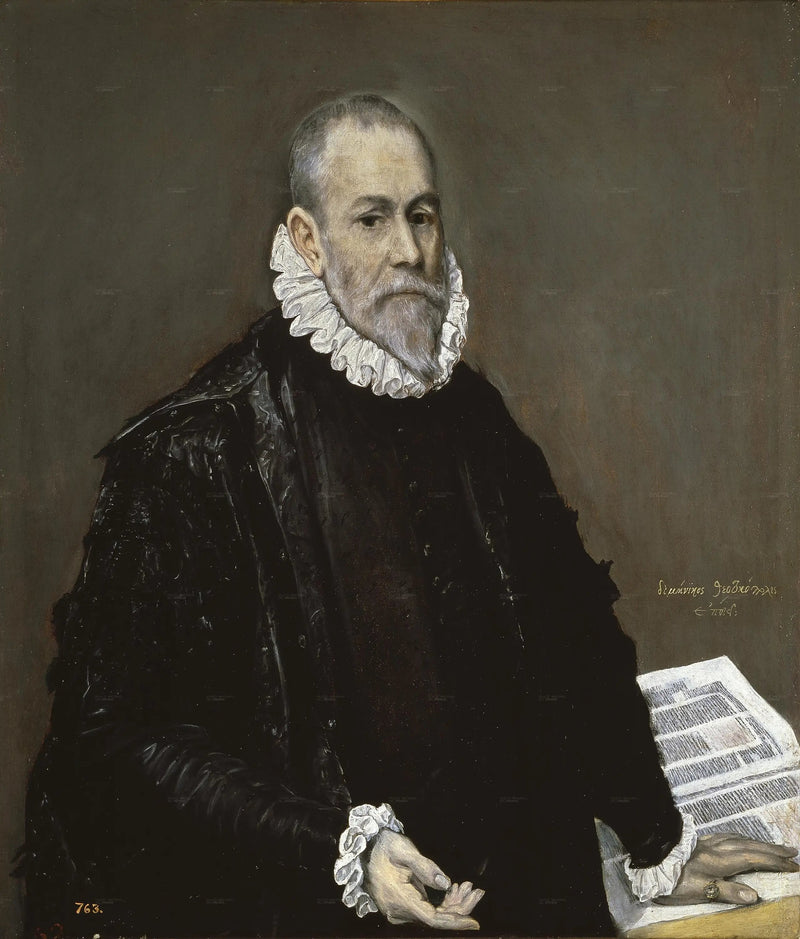 Portrett av Rodrigo de la Fuente - El Greco