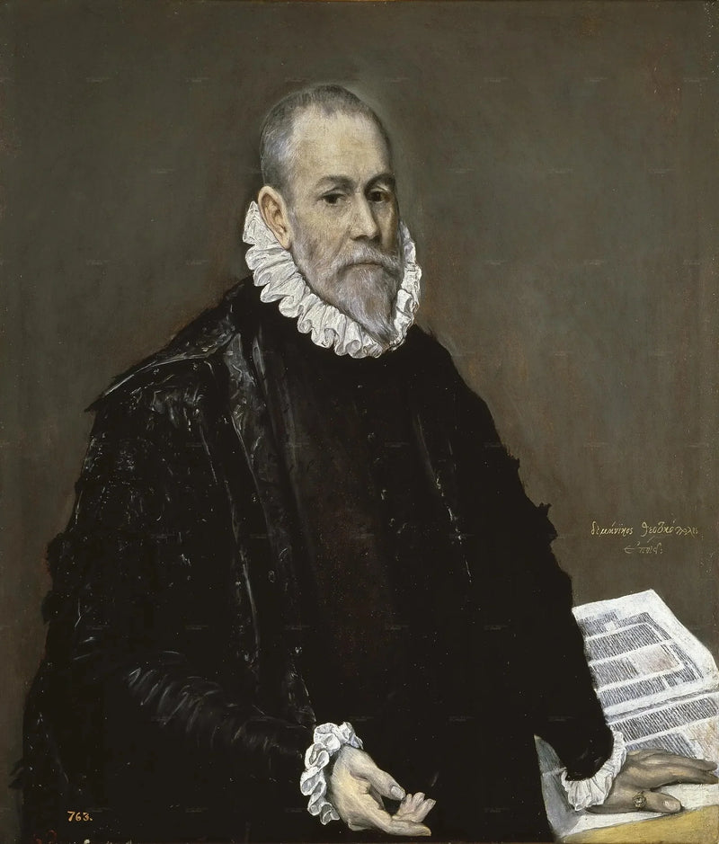 Portrett av Rodrigo de la Fuente - El Greco