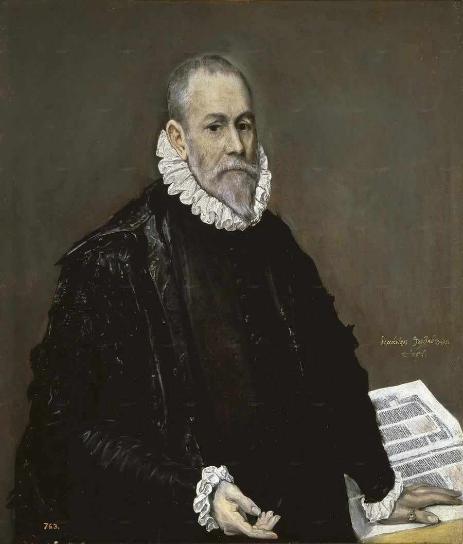 Portrett av Rodrigo de la Fuente - El Greco