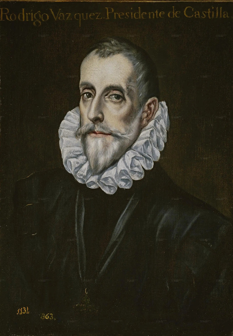 Portrett av Rodrigo Vázquez de Arce - El Greco
