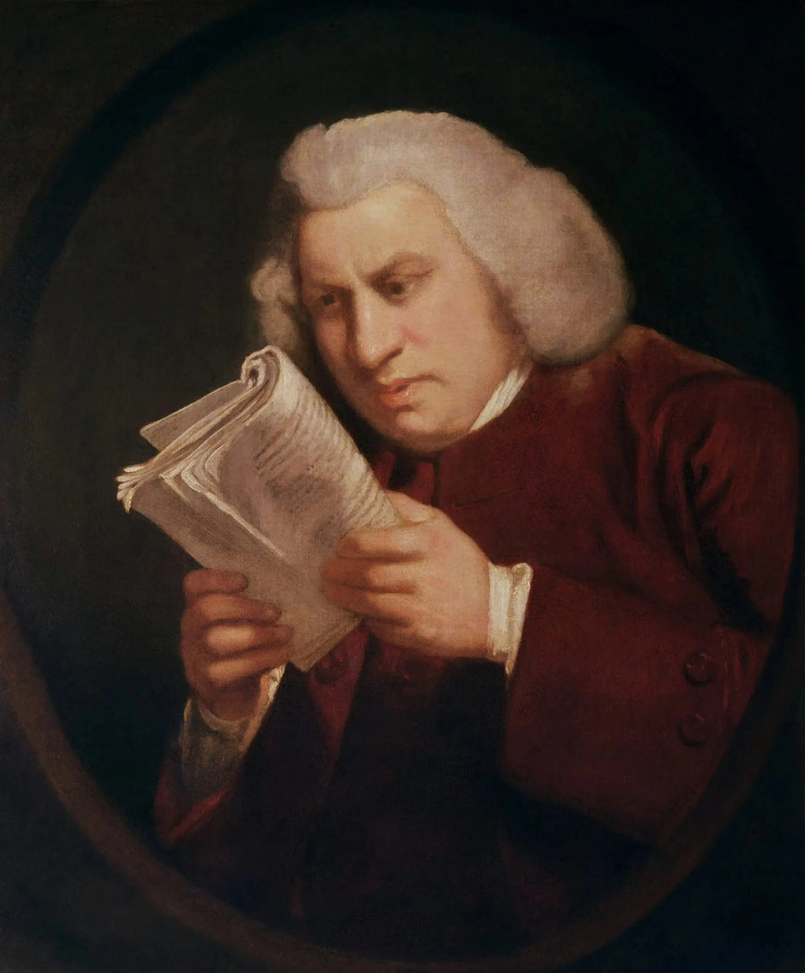 Portrett av Samuel Johnson - Joshua Reynolds