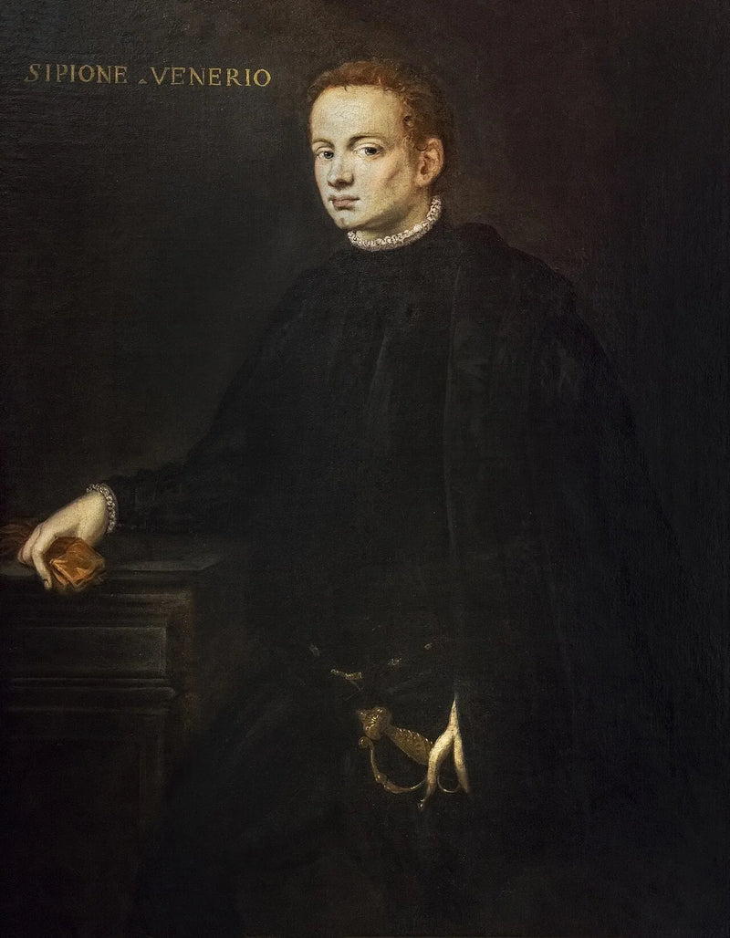 Portrett av Scipio Venerio - Jacopo Tintoretto