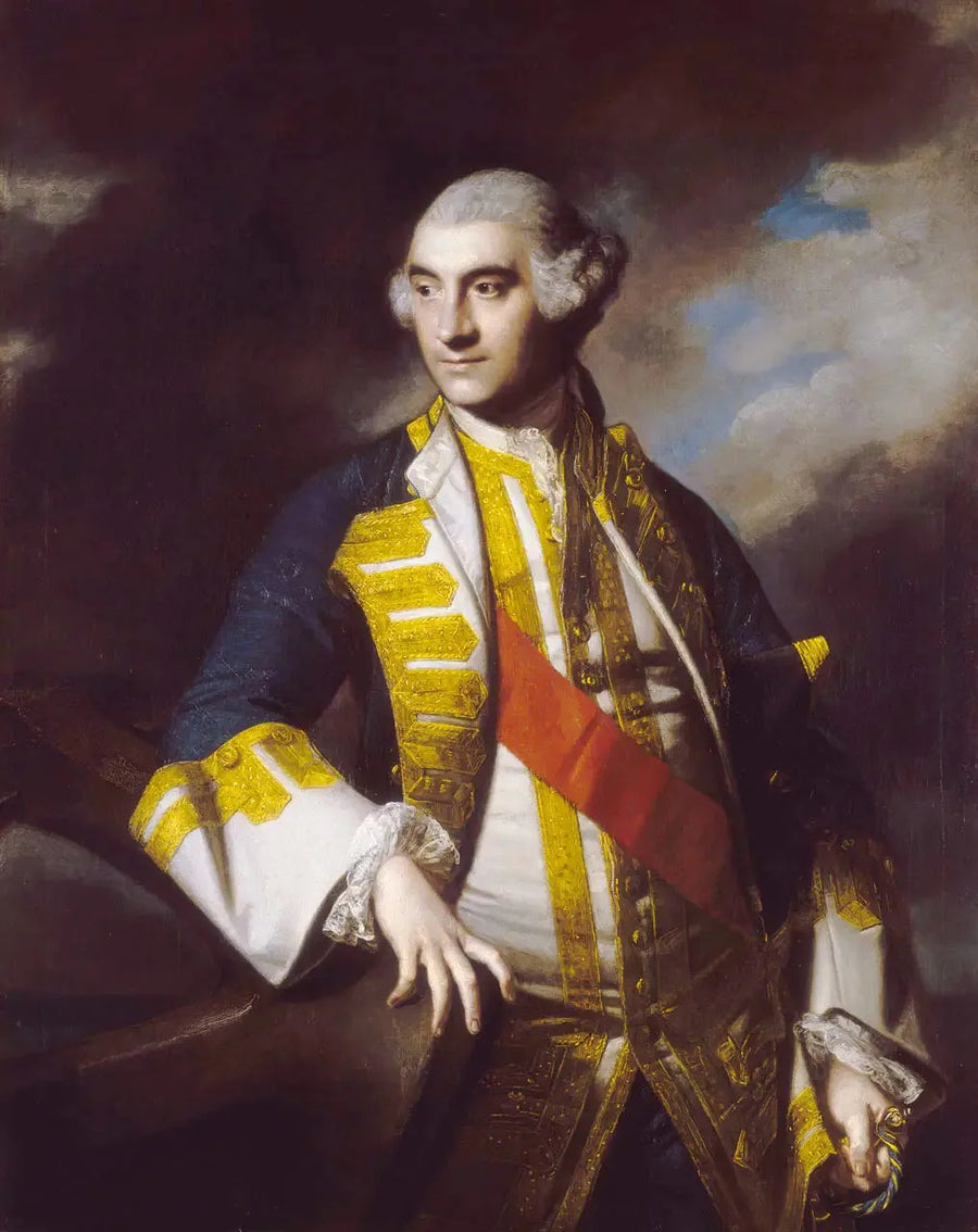 Portrett av Sir Charles Saunders (ca. 1715-1775) - Joshua Reynolds