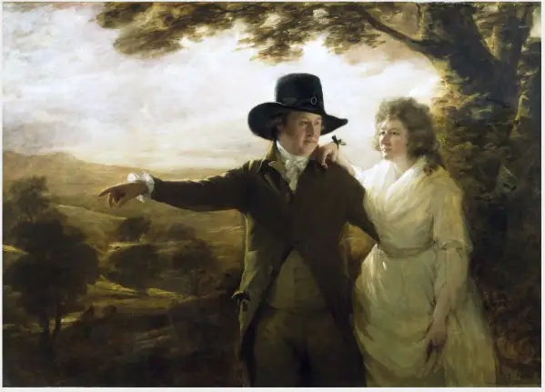 Portrett av Sir John og Lady Clerk fra Penicuik - Henry Raeburn