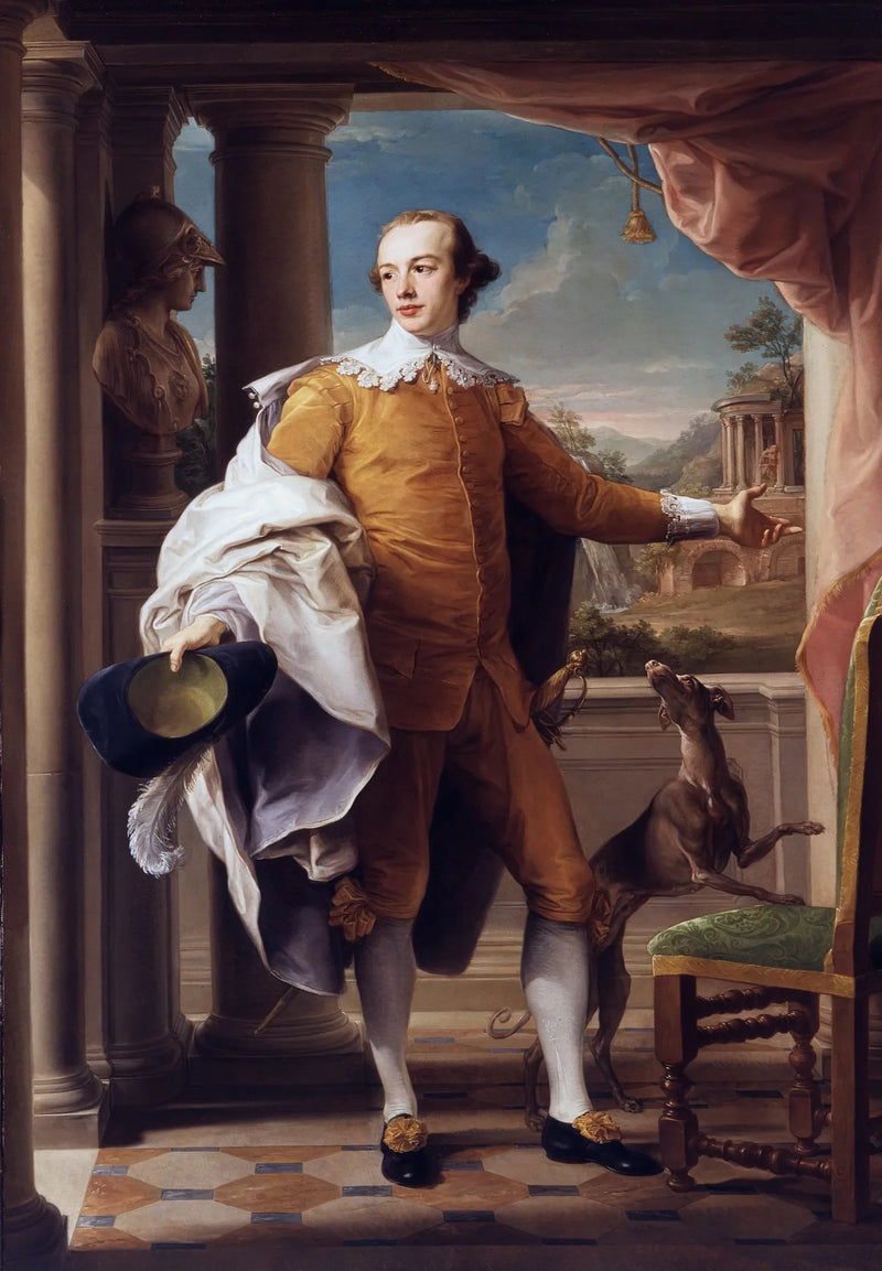 Portrett av Sir Wyndham Knatchbull-Wyndham - Pompeo Batoni