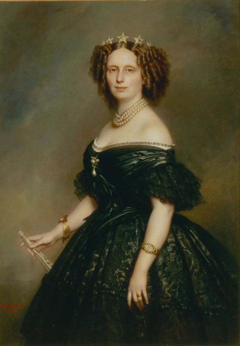 Portrett av Sophie av Württemberg (1818–1877), dronning av Nederland - Franz Xaver Winterhalter

Source:
Portrait de Sophie de Wurtemberg (1818–1877), reine des Pays-Bas - Franz Xaver Winterhalter