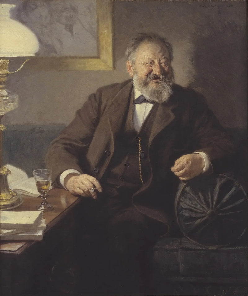 Portrett av Sophus Schandorph - Peder Severin Krøyer