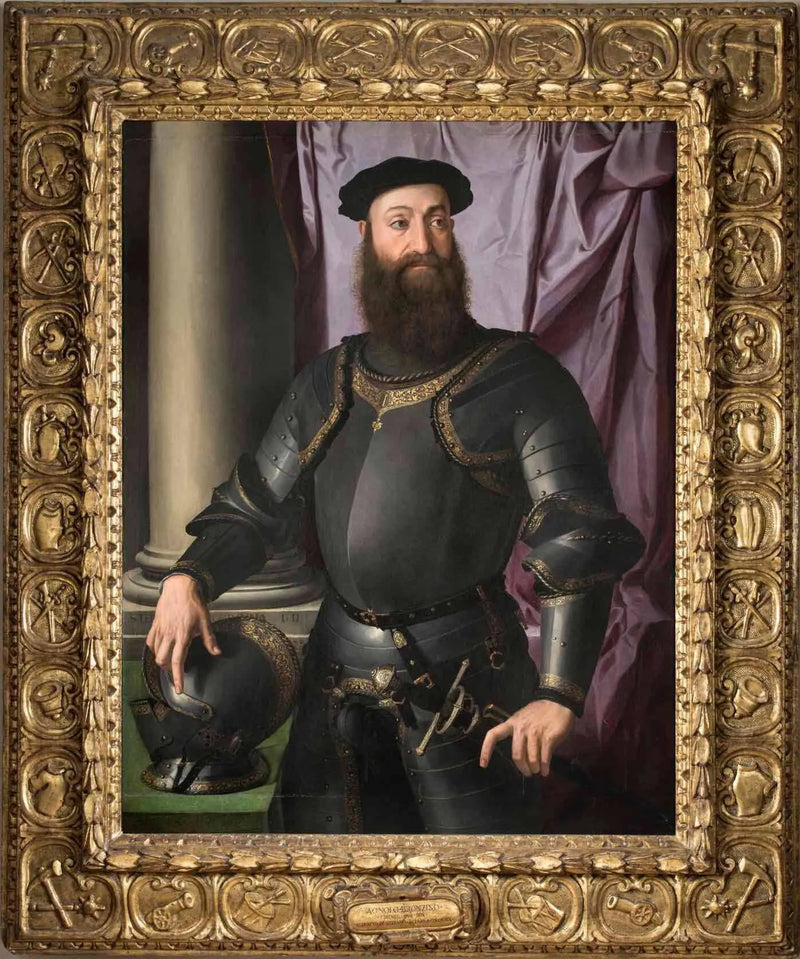 Portrett av Stefano Colonna - Bronzino