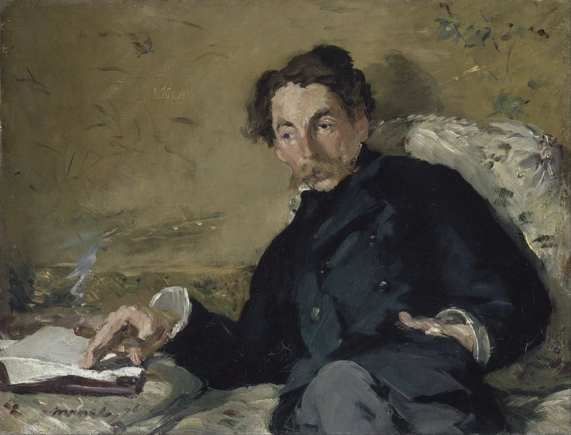 portrett av Stéphane Mallarmé - Édouard Manet