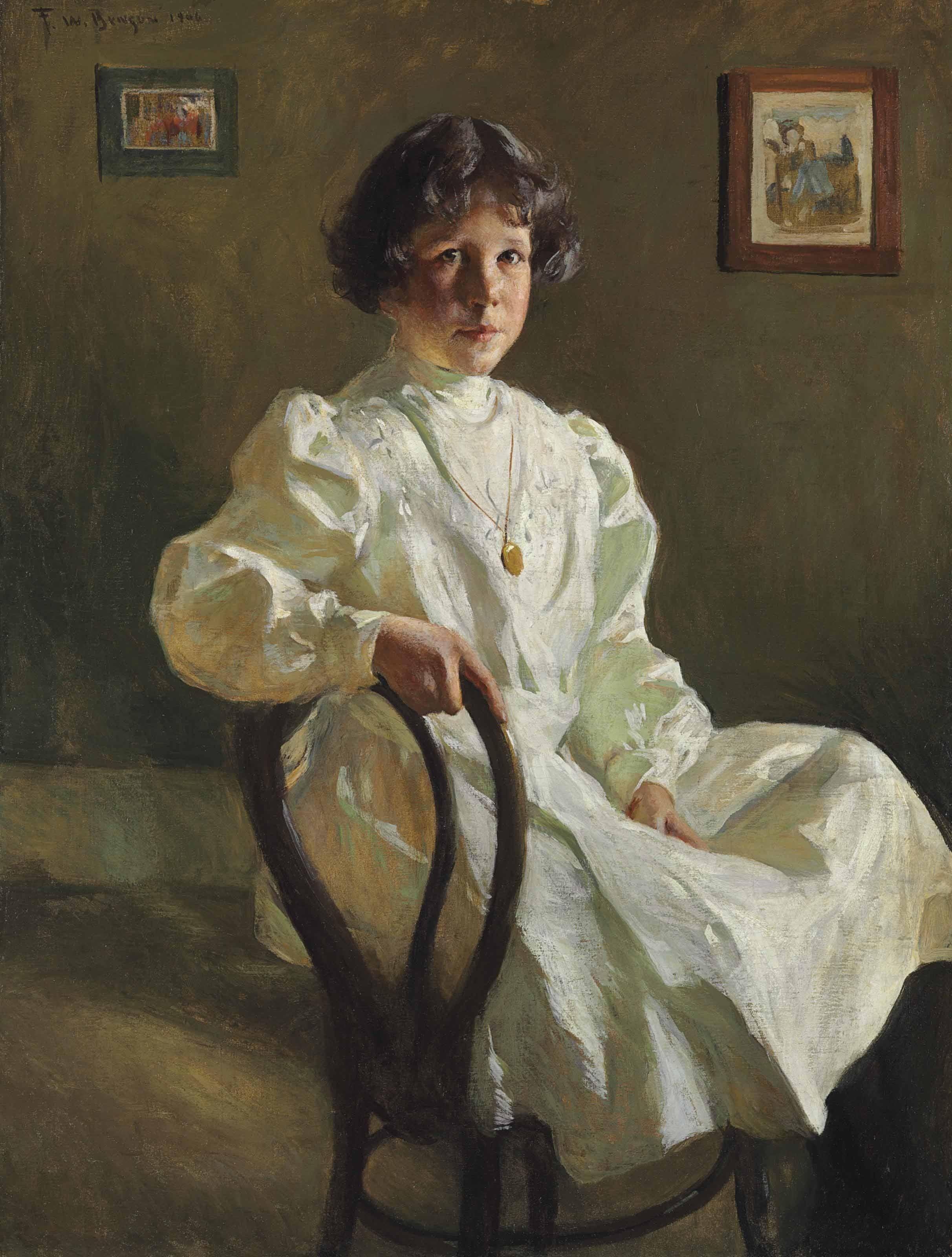 Portrait de Sue - Frank Weston Benson - Alpha Reproduction