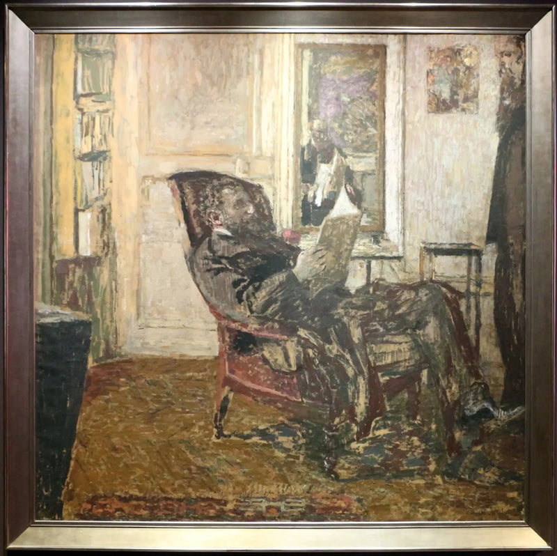 Portrett av Thadée Natanson i lenestolen - Édouard Vuillard