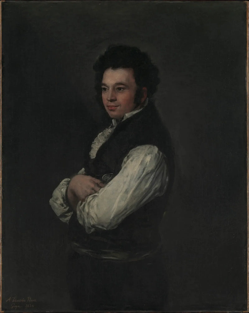 Portrett av Tiburcio Pérez y Cuervo, arkitekten - Francisco de Goya