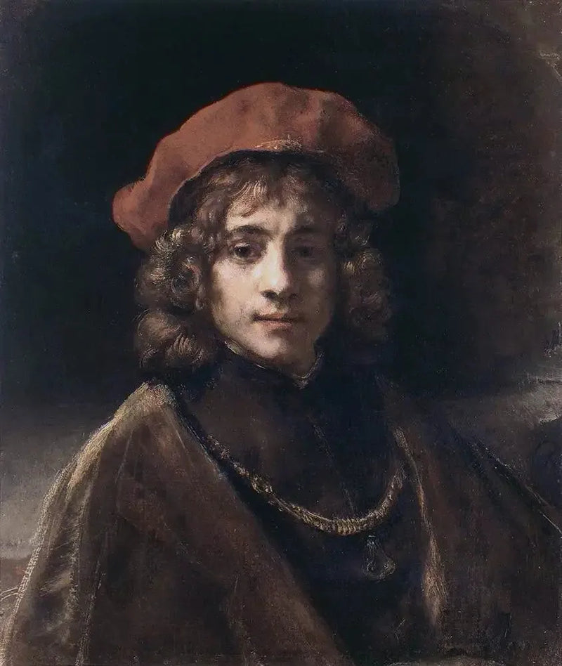 Portrett av Titus van Rijn - Rembrandt