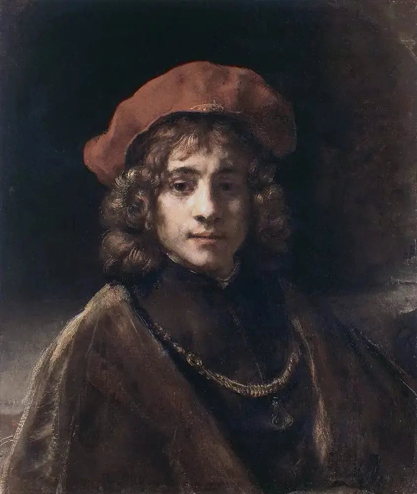 Portrett av Titus van Rijn - Rembrandt