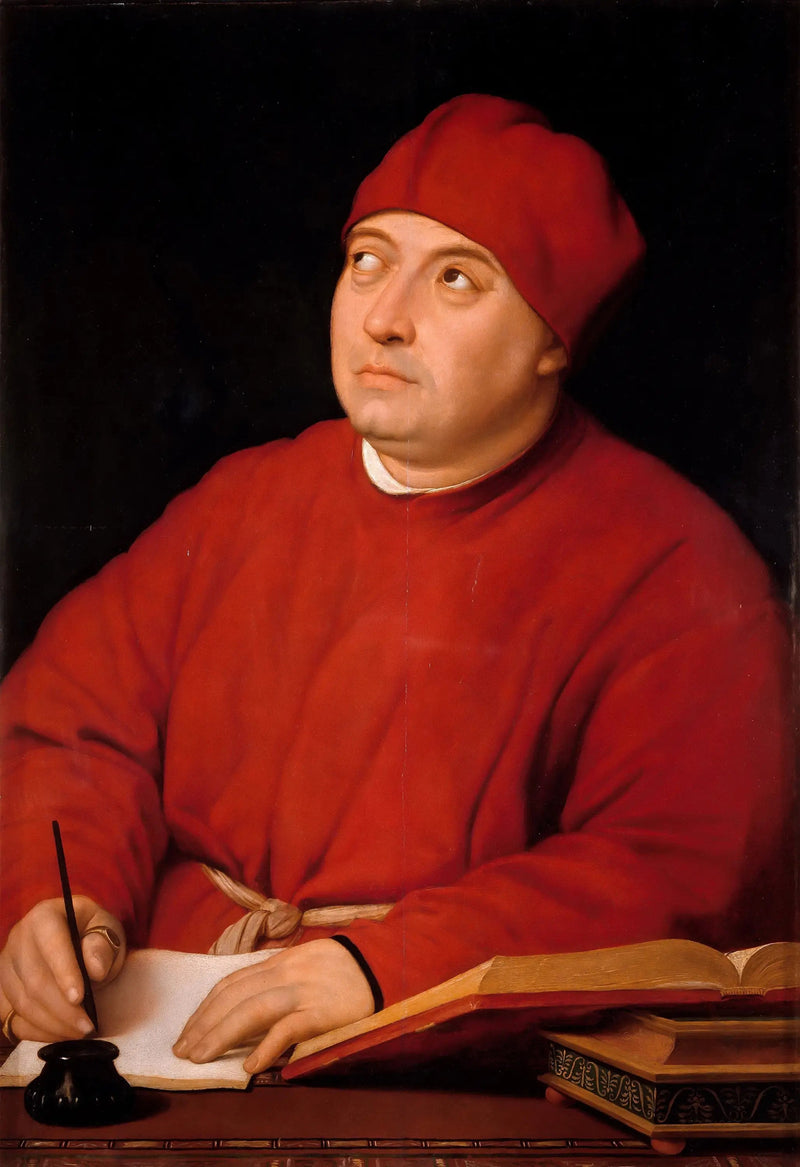 Portrett av Tommaso Inghirami, kalt Fedra - Raphael Sanzio
