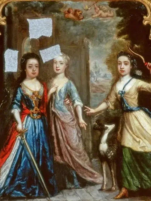 Portrett av tre barn - Pierre Mignard