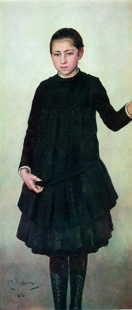 Portrett av V. I. Repina - Ilya Repin