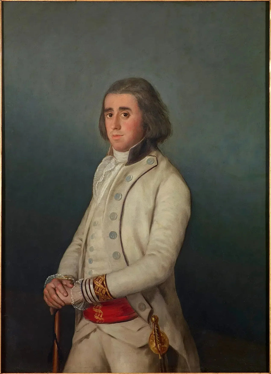 Portrett av Valentín Bellvís de Moncada y Pizarro - Francisco de Goya