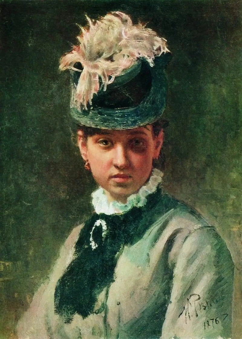 Portrett av Vera Repina - Ilya Repin