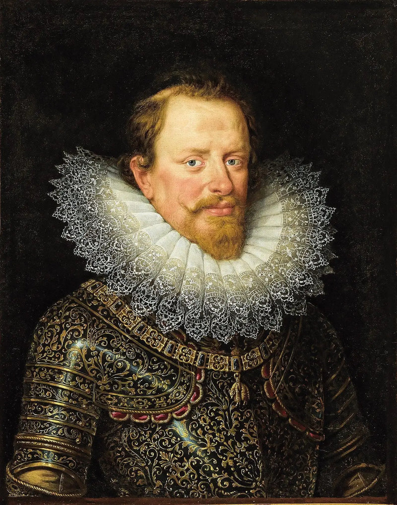 Portrett av Vincenzo Gonzaga, hertug av Mantova, iført rustning og Ordre de la Toison d'Or - Frans Pourbus den Yngre

Source:
Portrait de Vincenzo Gonzaga, duc de Mantoue, portant l'armure et l'Ordre de la Toison d'Or - Frans Pourbus the Younger