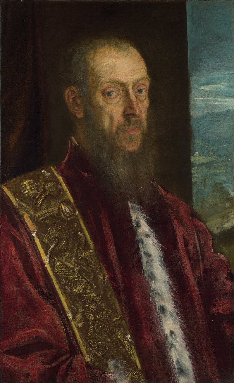 Portrett av Vincenzo Morosini - Jacopo Tintoretto