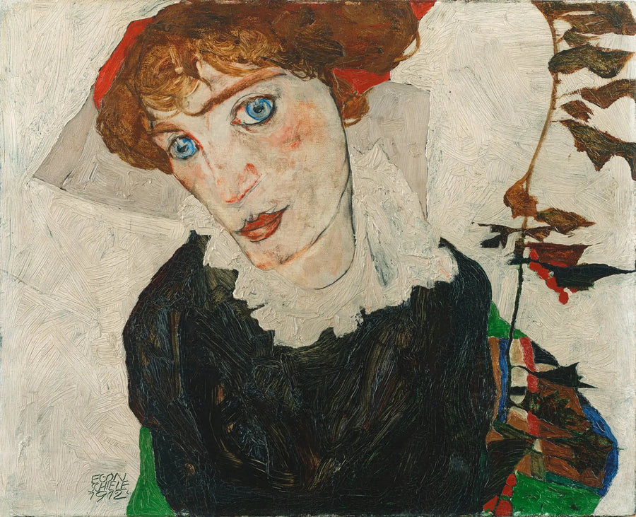Portrett av Walburga Neuzil - Egon Schiele