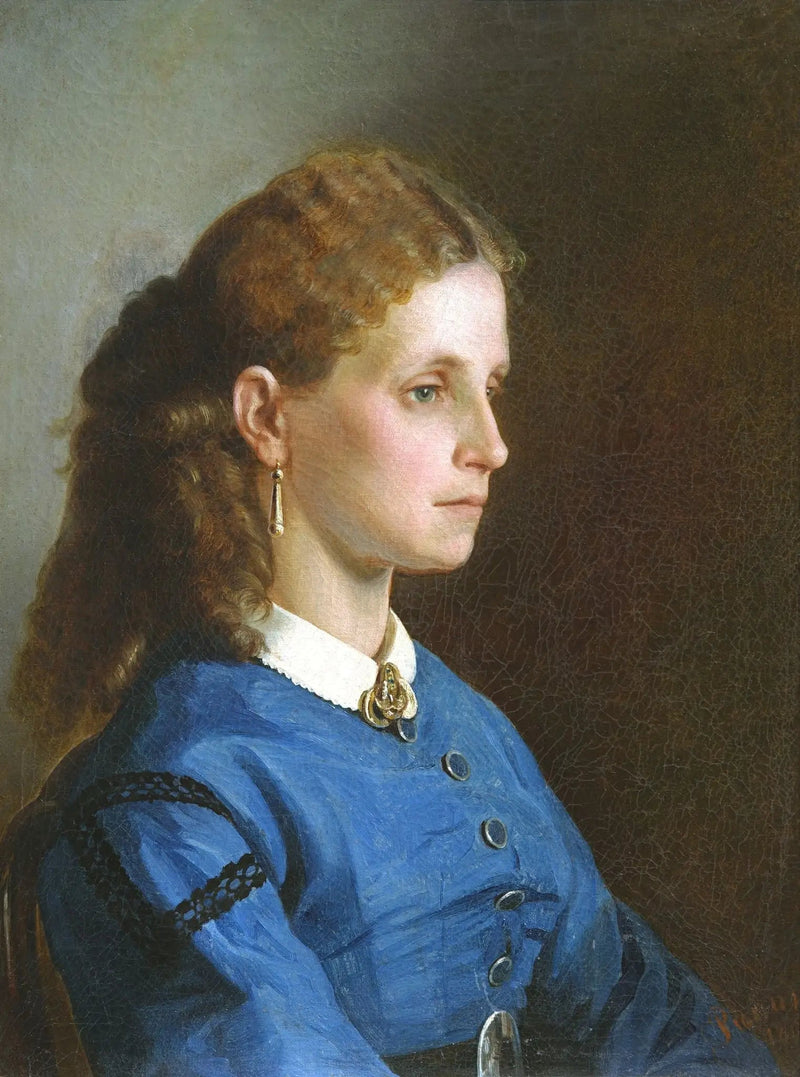 Portrett av Yanitskaya - Ilya Repin