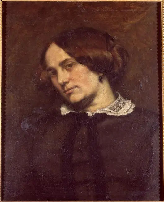 Portrett av Zélie Courbet - Gustave Courbet
