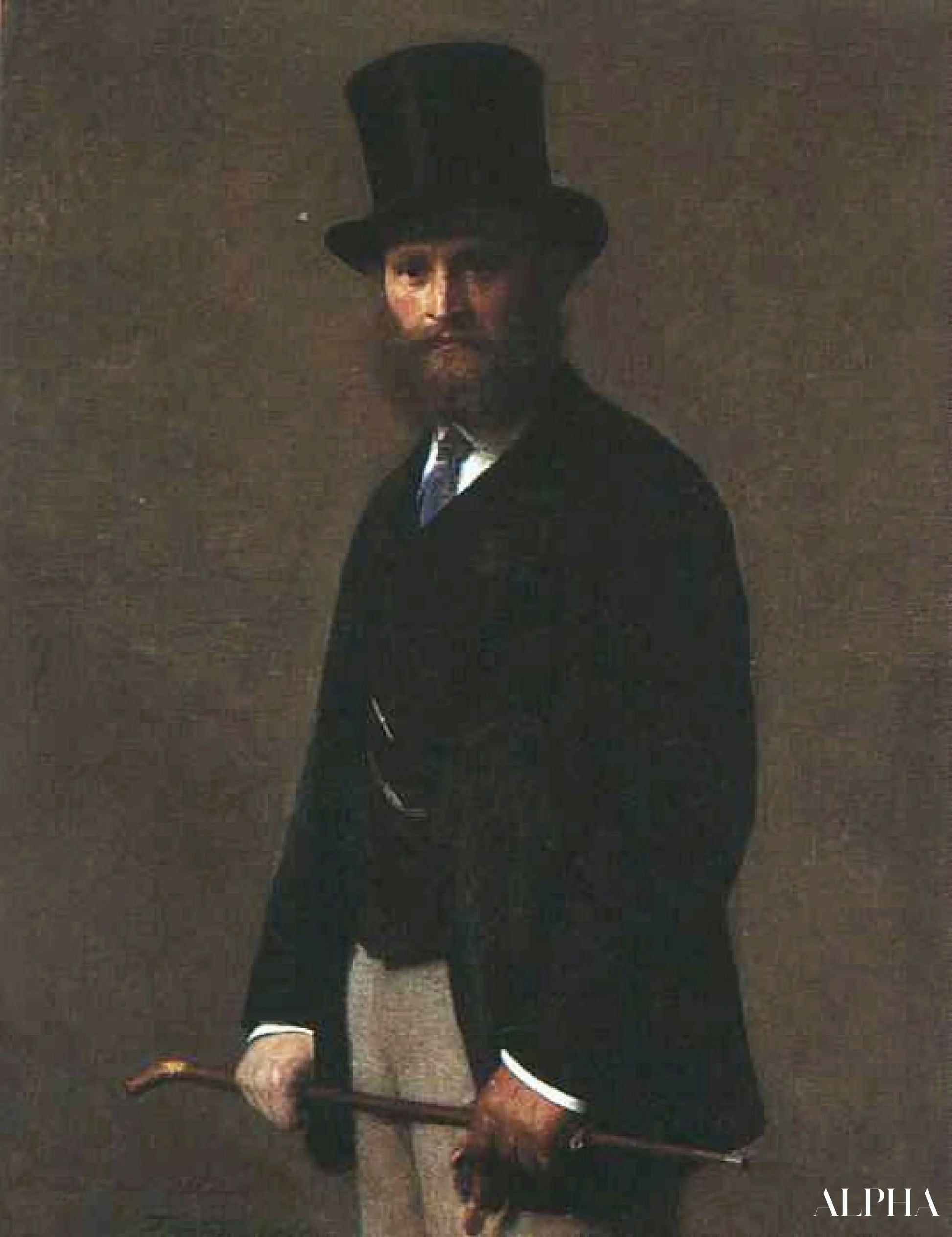 Portrett av Édouard Manet - Henri Fantin-Latour - Høykvalitets reproduksjoner av malerier og bilder