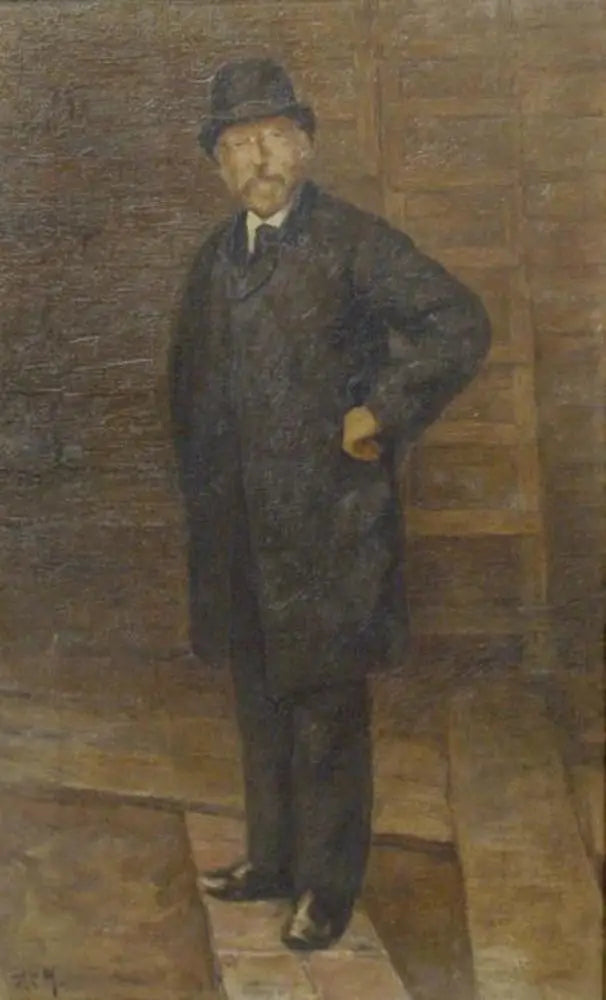 Portrett av Egbert Kuipers (1828-1892) - Piet Mondrian