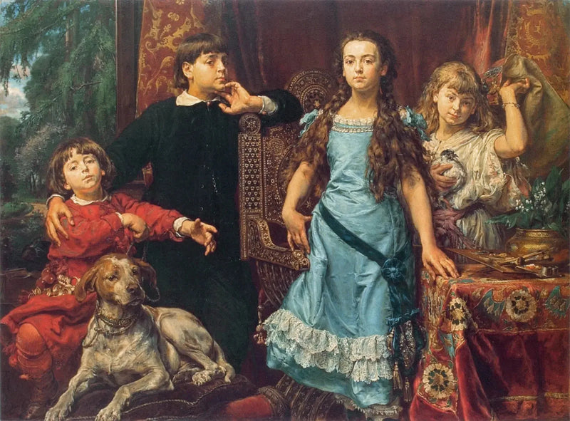 Portrett av de fire barna til kunstneren - Jan Matejko

Source:
Portrait des quatre enfants de l'artiste - Jan Matejko
