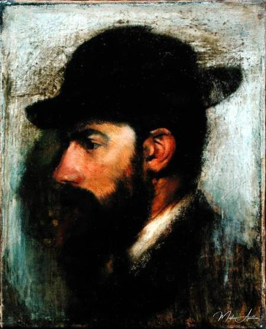 Portrait d'Henri Rouart (1833-1912) - Edgar Degas - Reproductions de tableaux et peintures haut de gamme