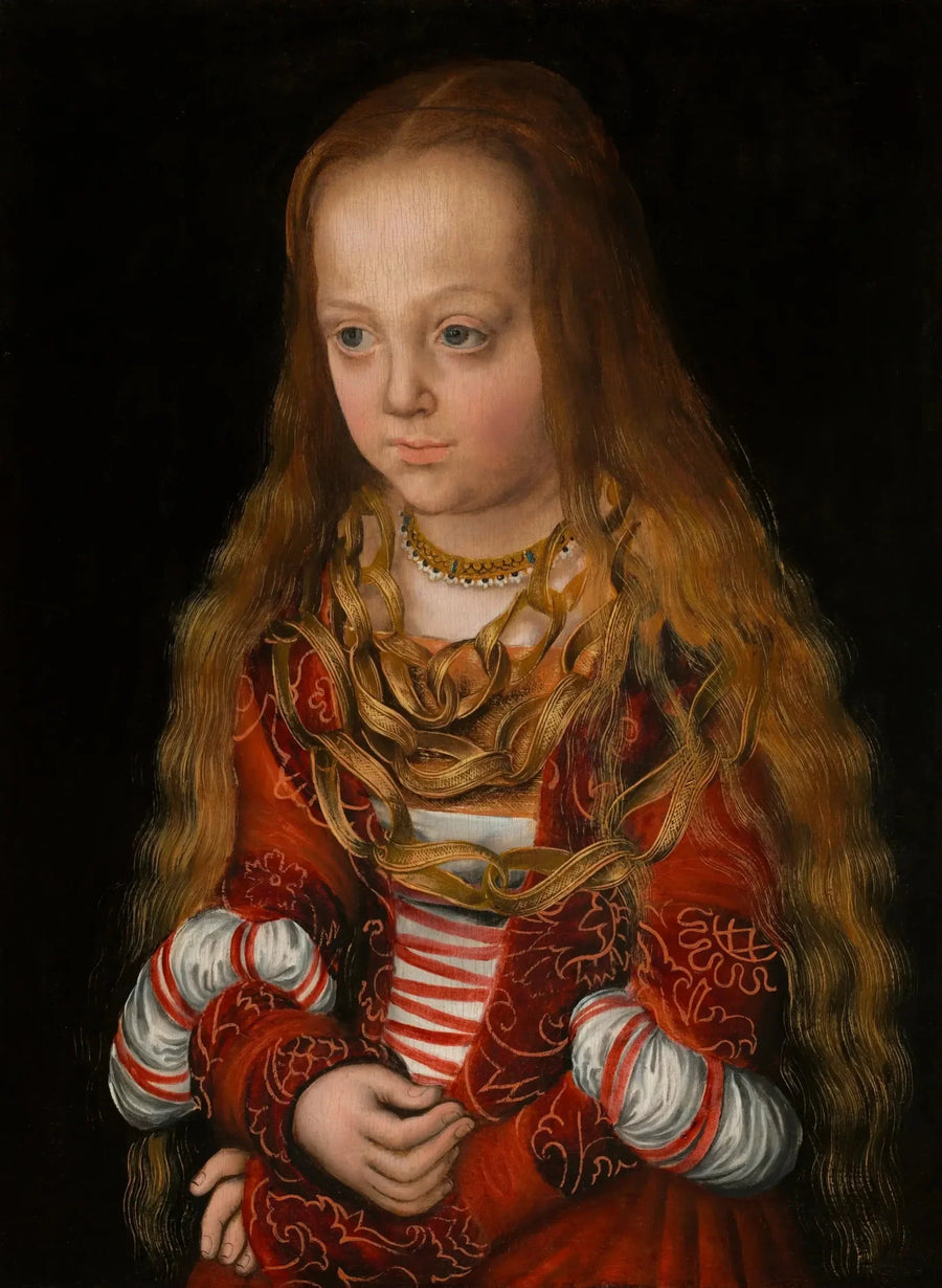 Portrett av prinsesse fra Sachsen - Lucas Cranach den eldre