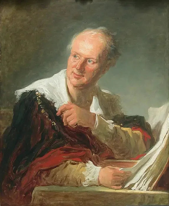 Portrett av Denis Diderot - Jean-Honoré Fragonard