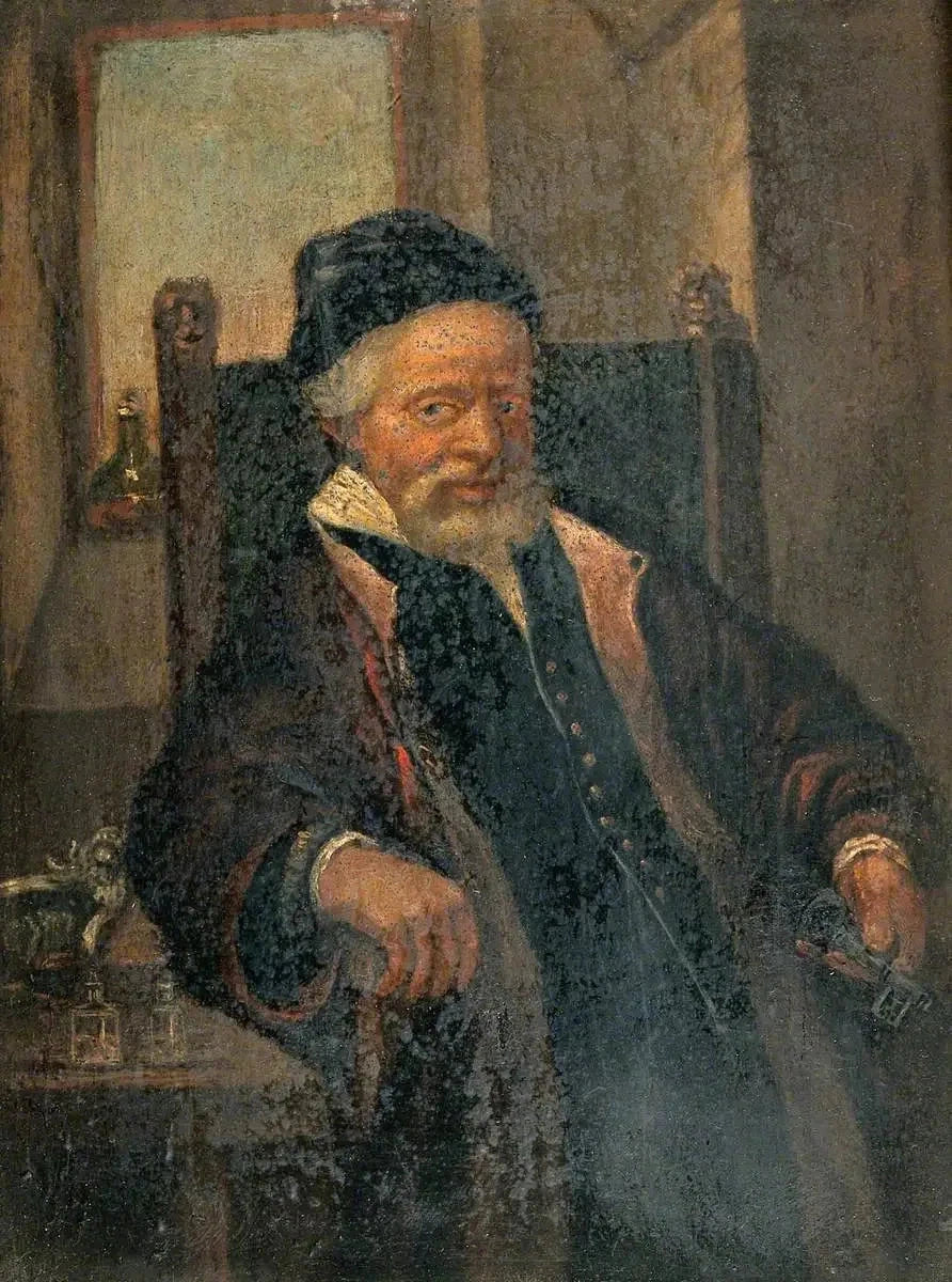 Jan Lutma, eller et medlem av familien Molins - Rembrandt
