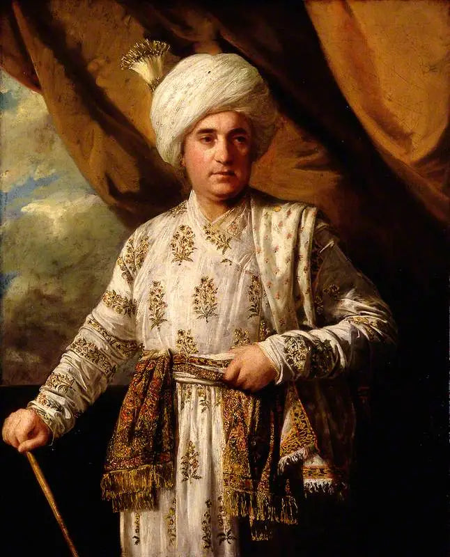 Portrett av kaptein John Foote i hans mogulsk kjole - Joshua Reynolds