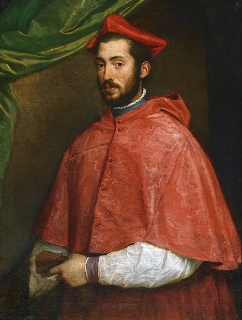 Portrett av kardinal Alexandre Farnèse - Titian