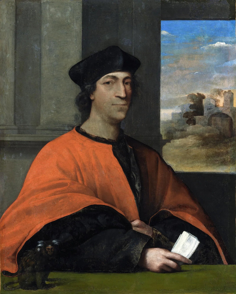 Portrett av kardinal Antonio Ciocchi del Monte (1461-1533) - Sebastiano del Piombo