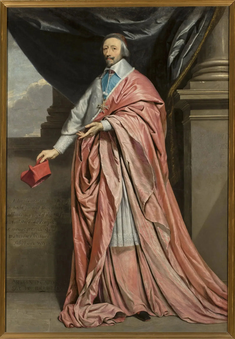 Portrett av kardinal Richelieu. - Philippe de Champaigne