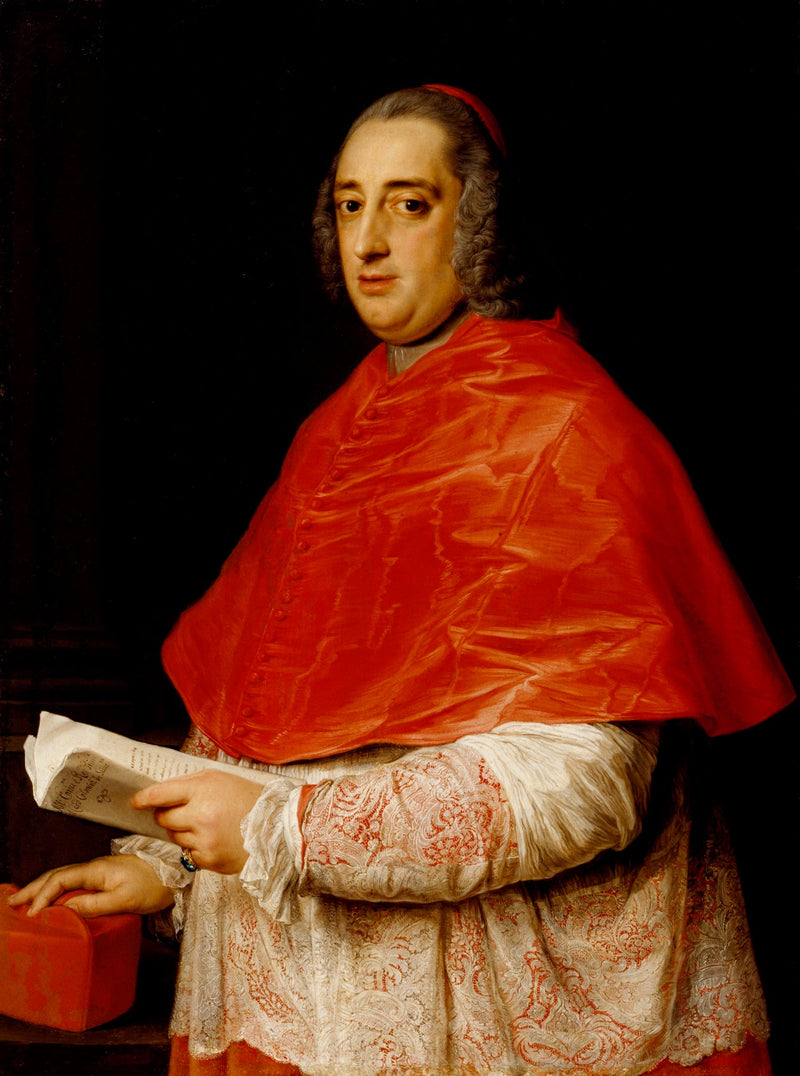 Portrett av kardinal Prospero Colonna di Sciarra - Pompeo Batoni