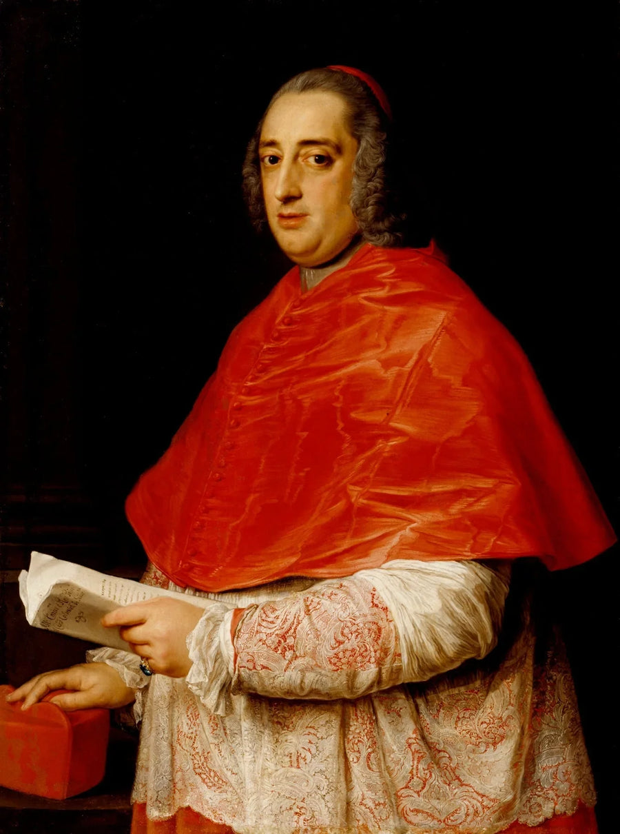 Portrett av kardinal Prospero Colonna di Sciarra - Pompeo Batoni